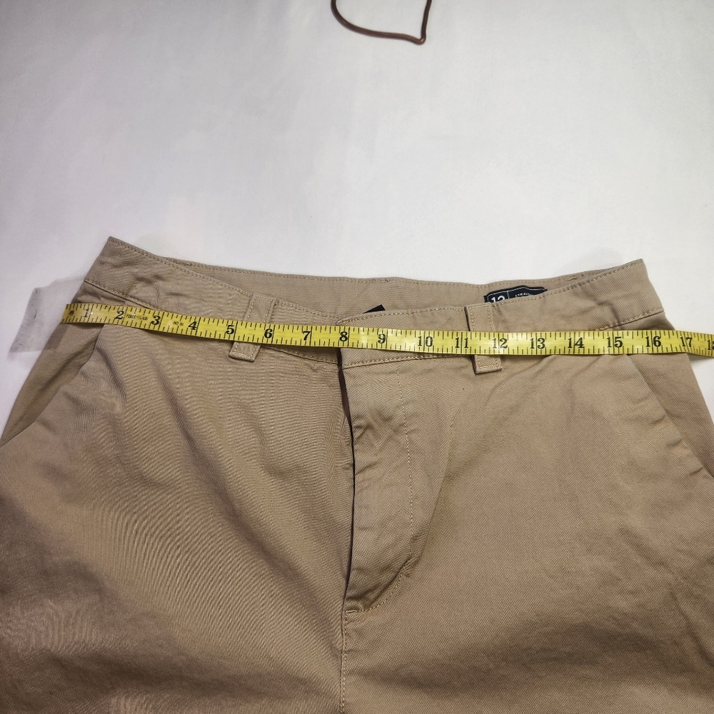 ⭐️GAP Everyday Straight Khaki Pants Womens 12 Tan Beige Chino Cotton Stretch - Picture 8 of 12
